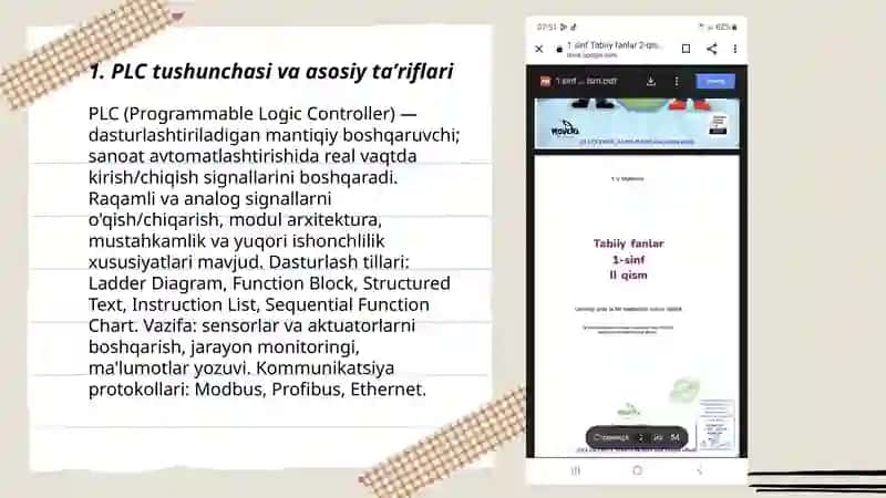 PLC tushunchasi va rivojlanish tarixi 3