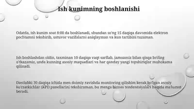 Ish kunimning tartibi 3