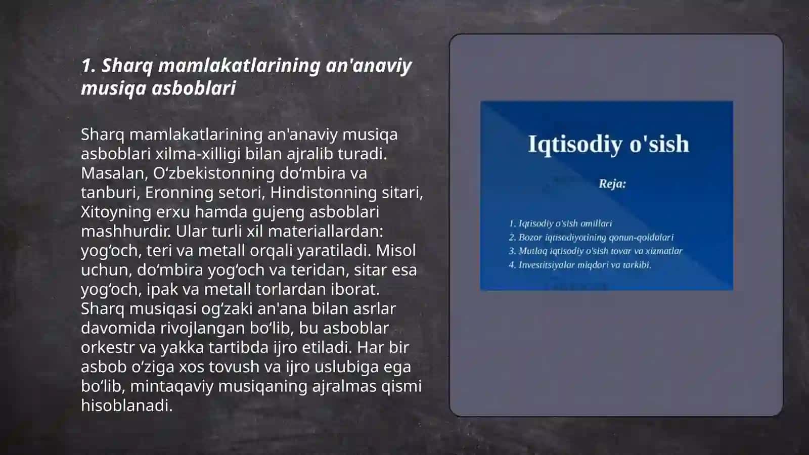 Sharq mamlakatlari musiqiy madaniyati 3