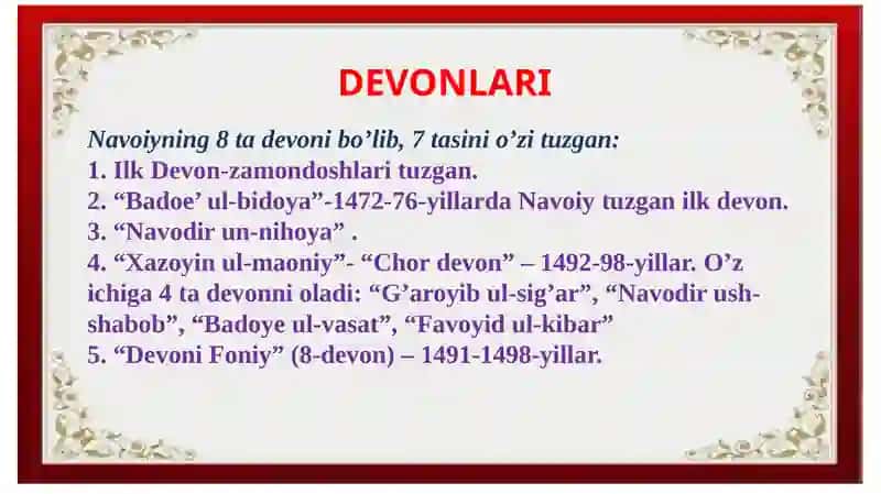 ALISHER NAWOIY LIRIKASI 3