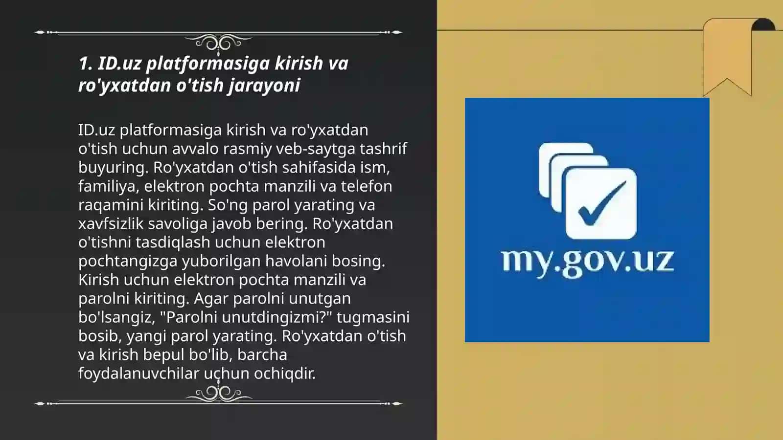 ID.uz va My.gov.uz portali 3