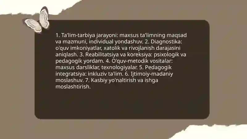 Maxsus pedagogikaning kategoriyalari 3