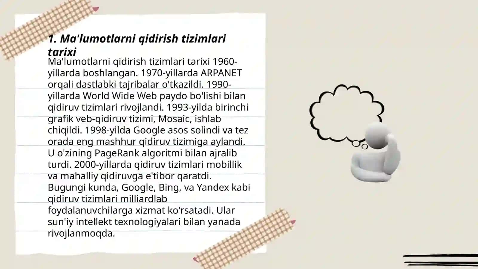 Ma'lumotlarni qidirish tizimi 3