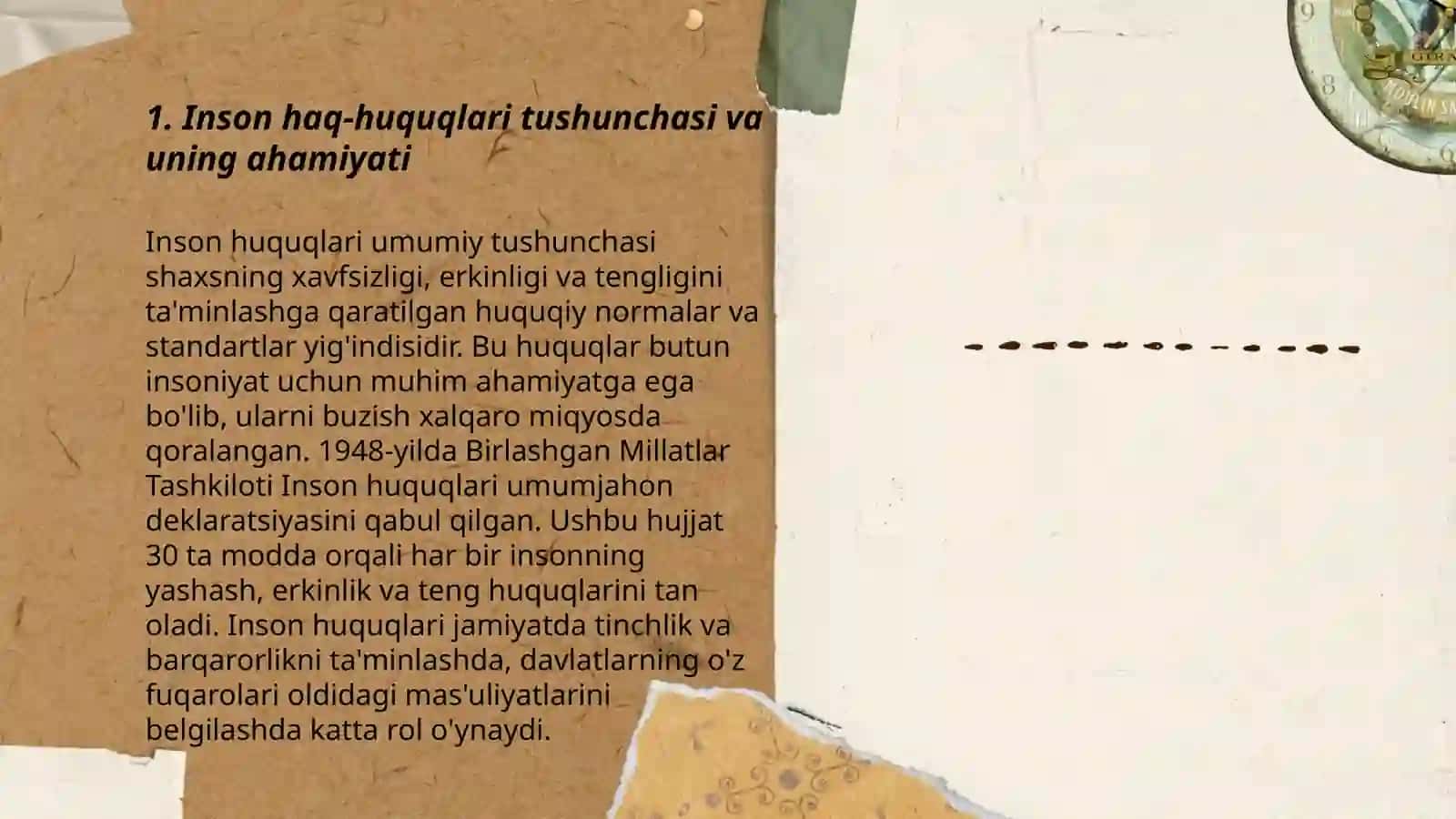 Yangi Oʻzbekistonda inson haq- huquqlari va erkinliklari kafolatining yaratilishi 3
