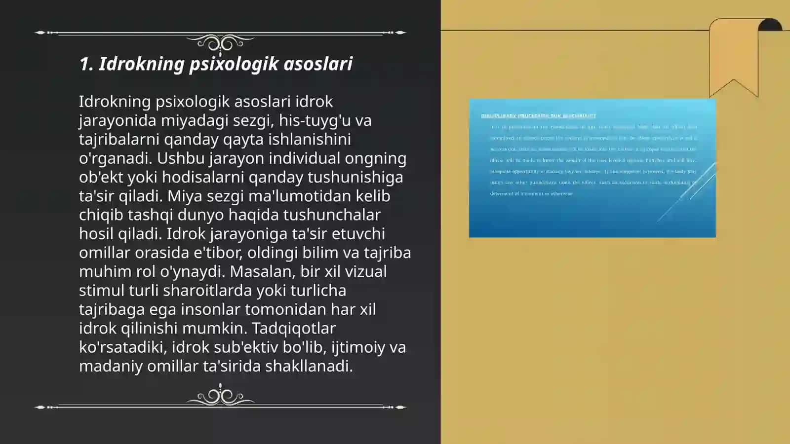 Idrokning psixologik asoslari 3