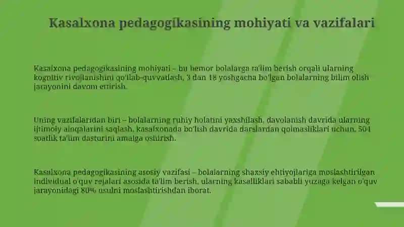 Kasalxona pedagogikasi 3