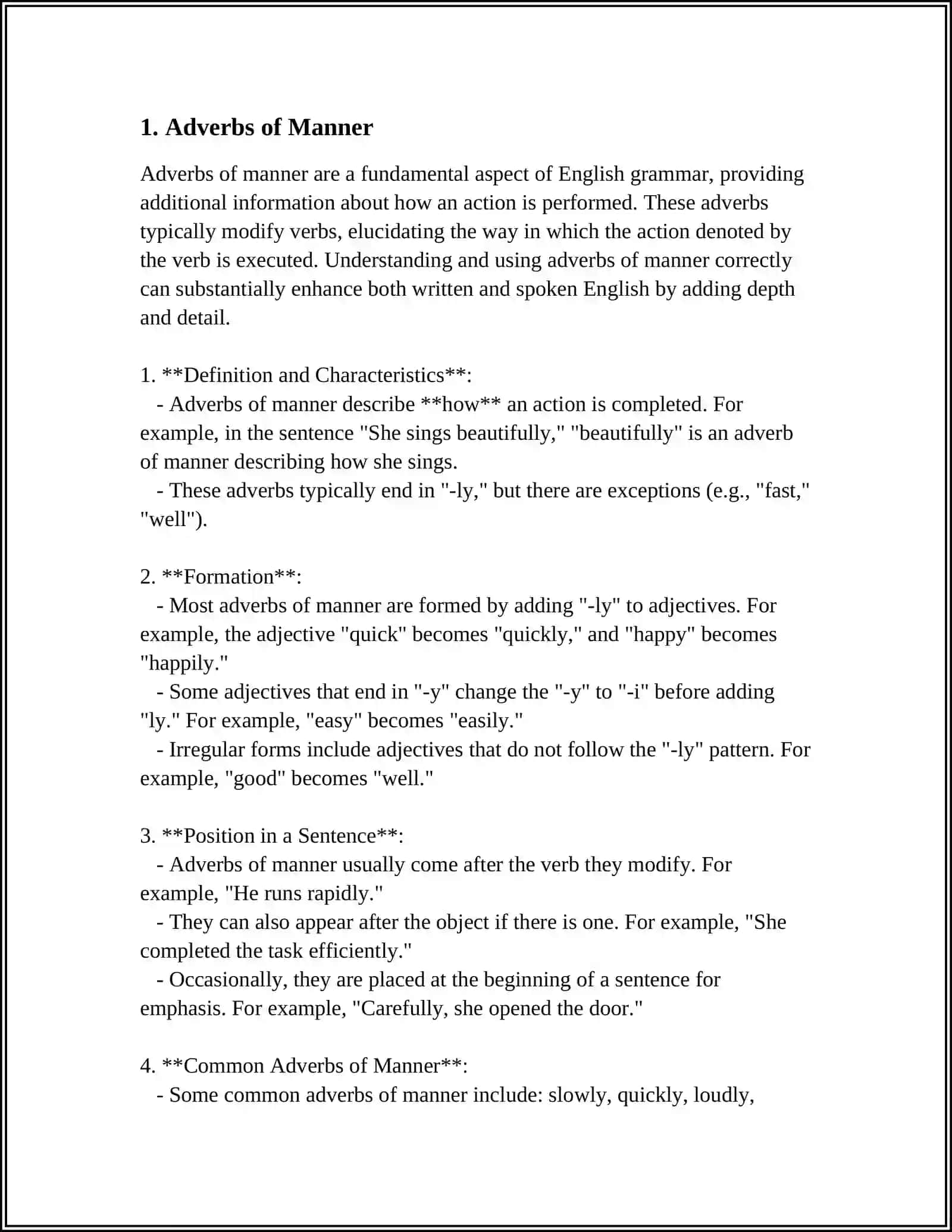 TYPES OF ADVERB 3