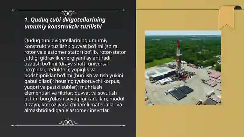 Quduq tubi dvigatellarining konstruktiv xususiyatlari 3