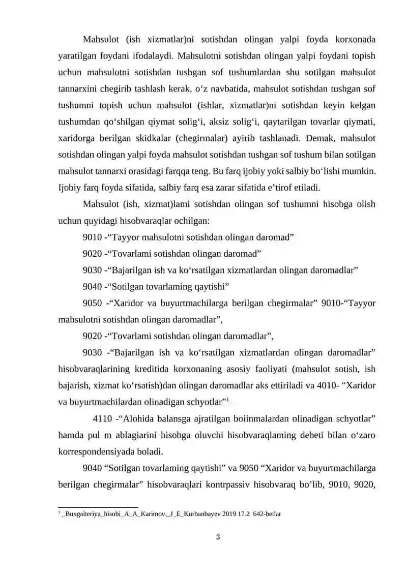 Foyda-natija hisoblanishi 3