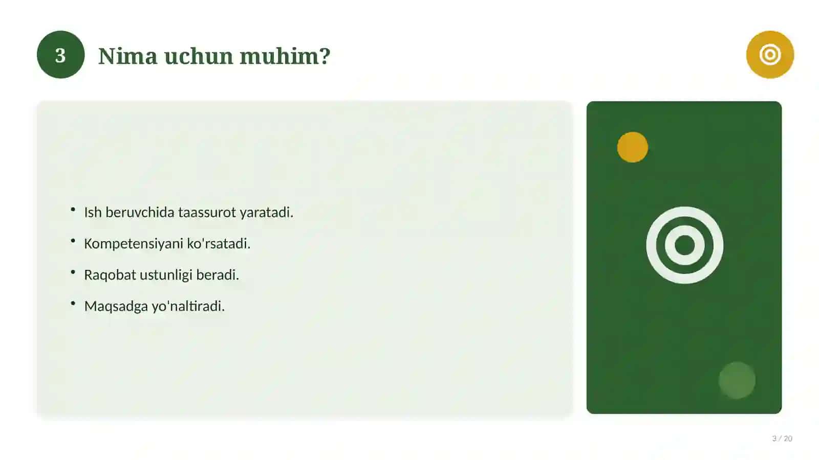 Metodist lavozimi uchun test va suhbat savollari 3