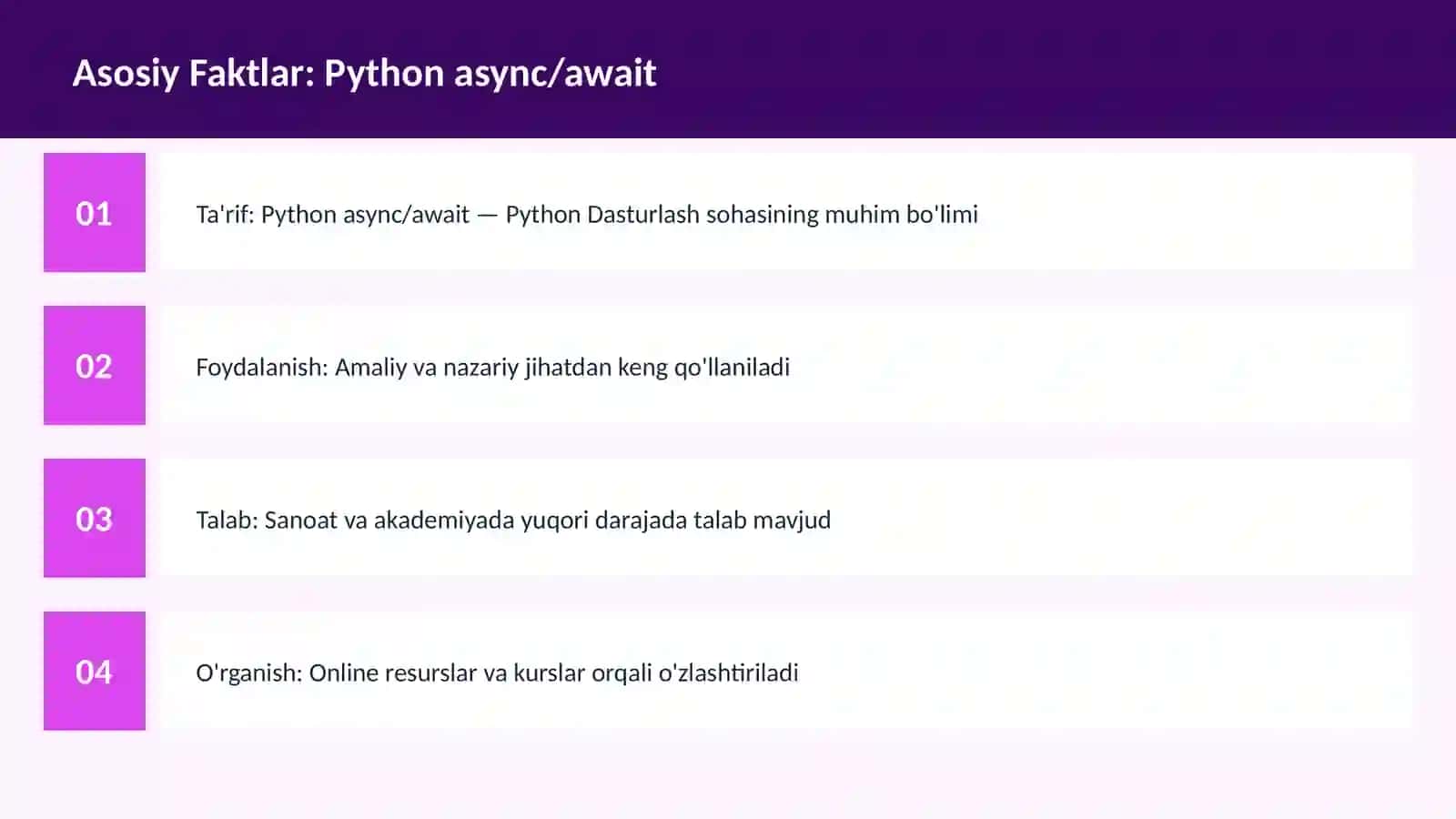 PYTHON DASTURLASH 3