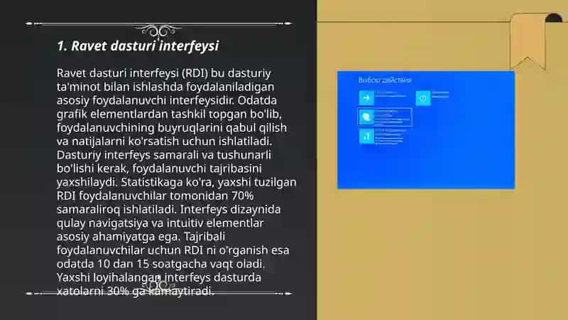 Ravet dasturi interfeysi 3