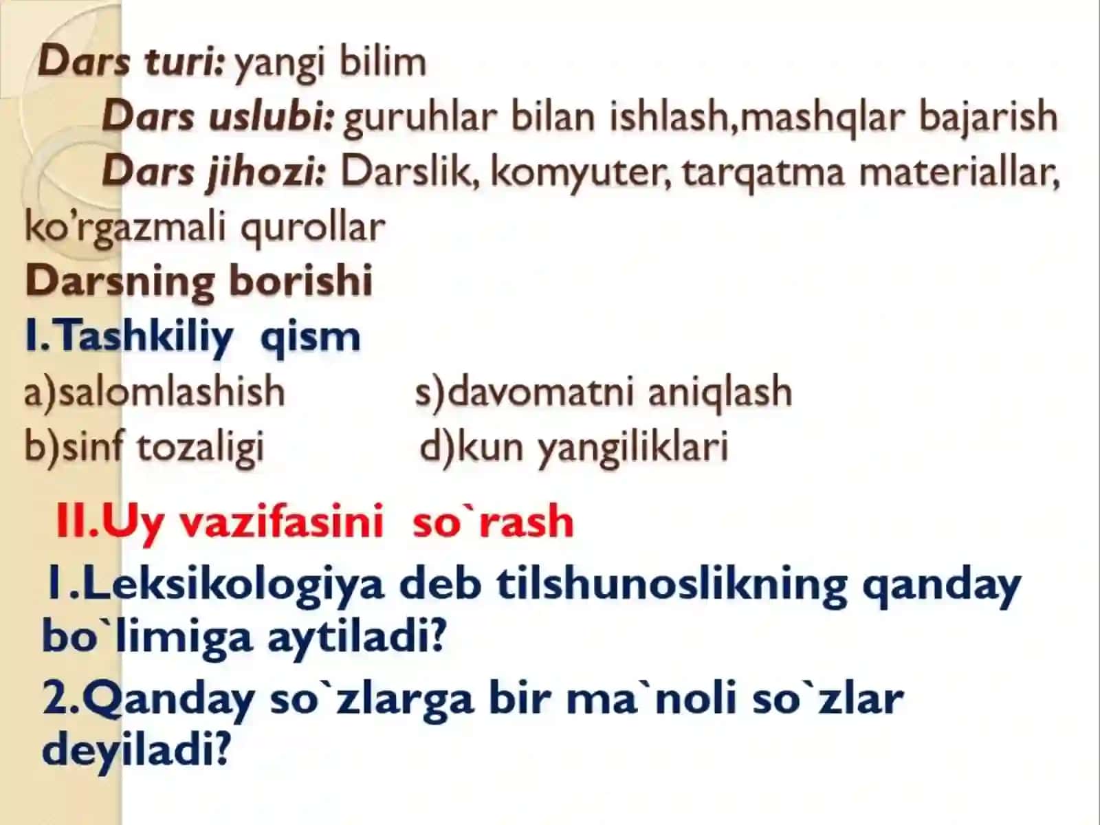 Shakldosh so’zlar 3