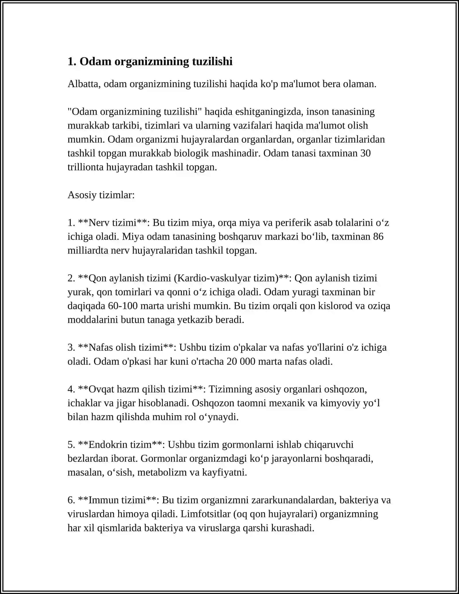 Odam organizmi 3
