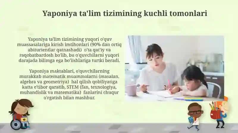 Yaponiya ta'lim tizimi va uning o'ziga xosliklari 3