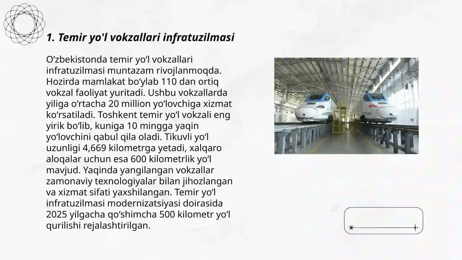 Temir yo'l vokzallari infratuzilmasi 3