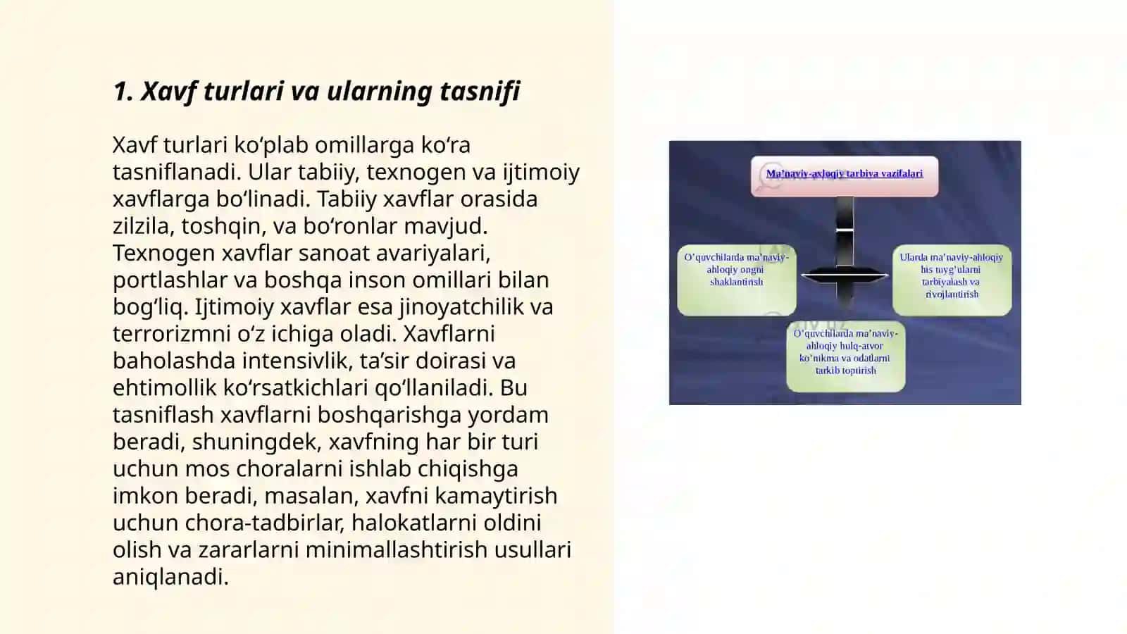 Xavf haqida aholini ogohlantirish va xabardor qilish 3