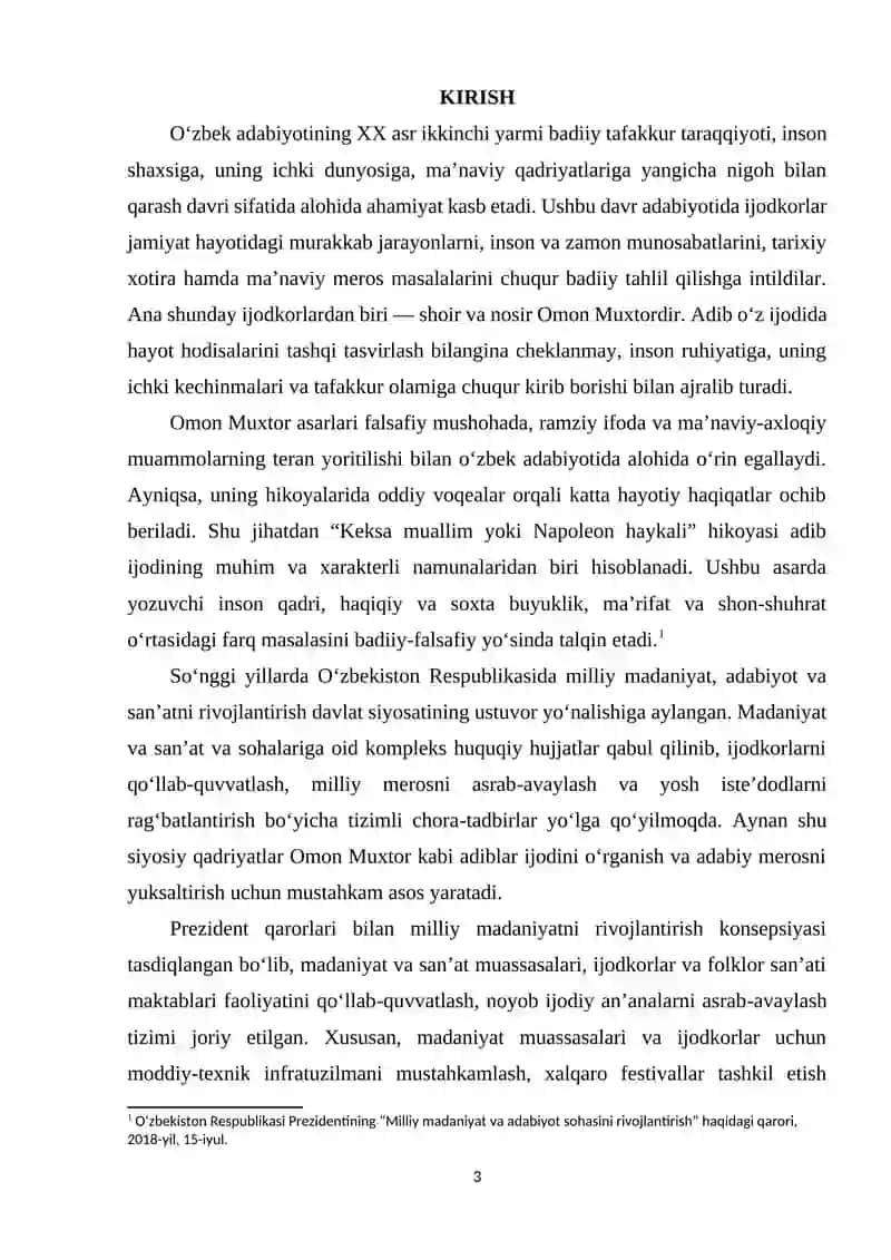 Omon Muxtor Hayoti va Ijodi 3