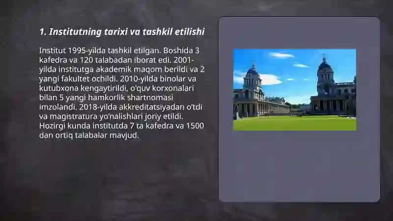 My institute 3
