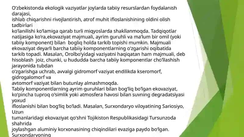 IQLIMOʻZGARISHIGAMOSLASHUV 3
