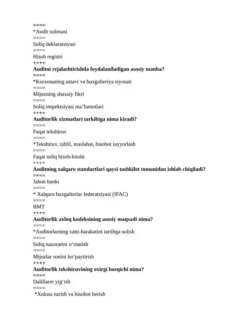 Auditorlik faoliyati 3