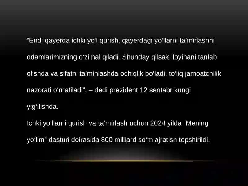 Ichki xoʼjalik yoʼllarini oʼrganish 3