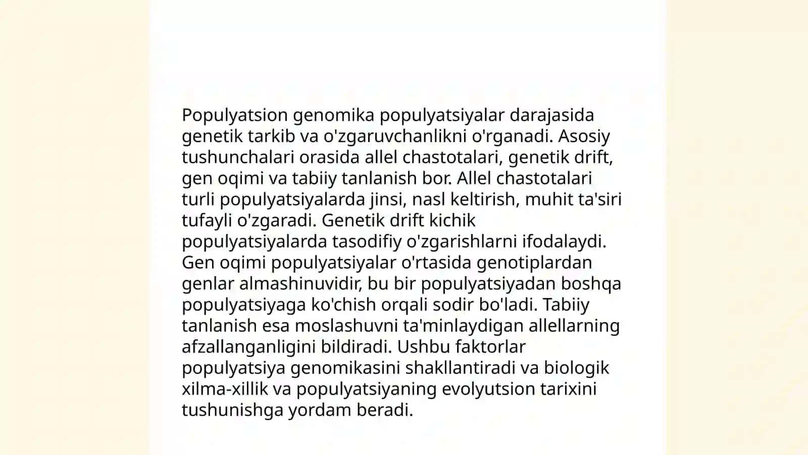 Populatsion genomika. DNK molekulasini restriksiya usuli yordamida o’rganish 3