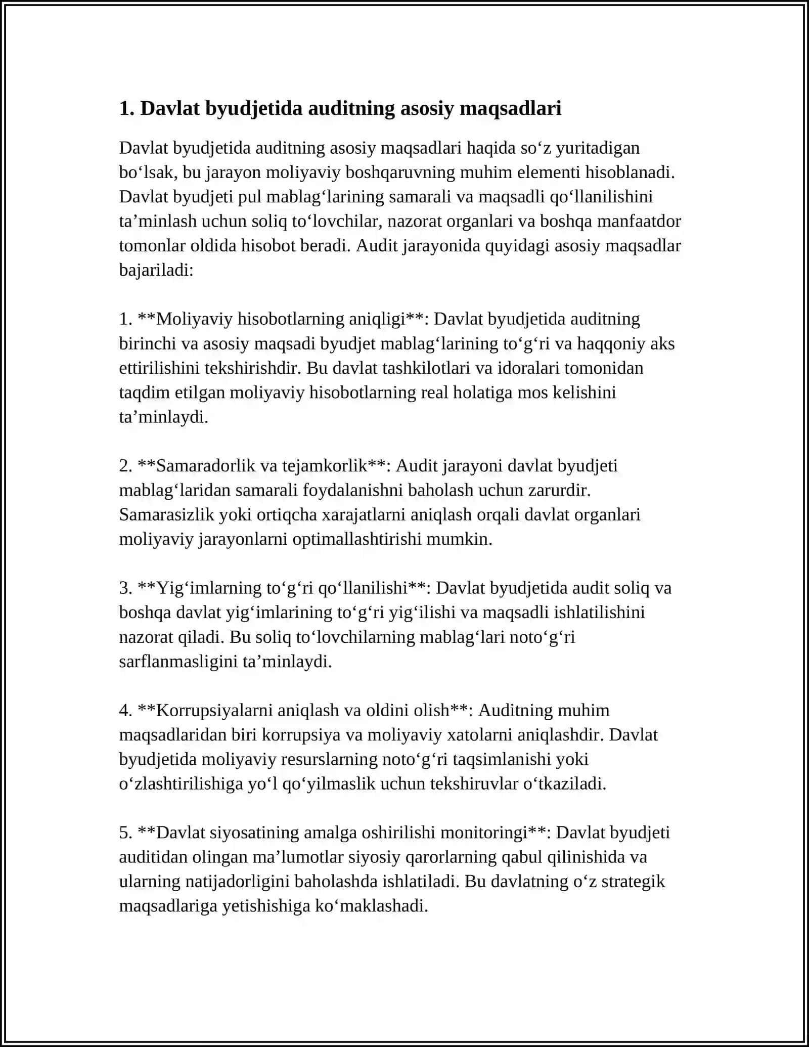 DAVLAT BYUDJETIDA AUDITNI VAZIFALARI 3