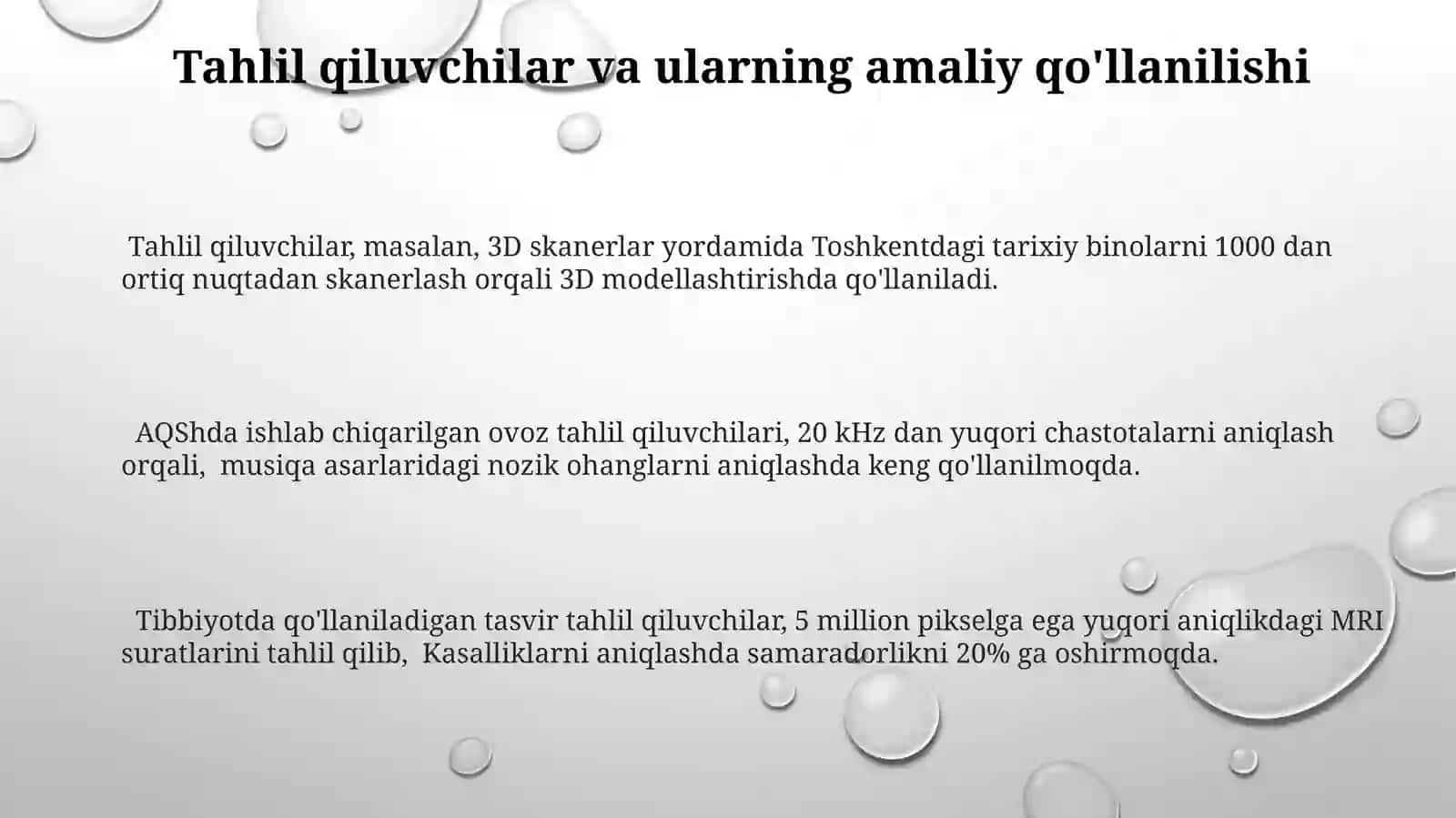 Analizatorlar.Kõrishvaeshitishanalizatorlari 3