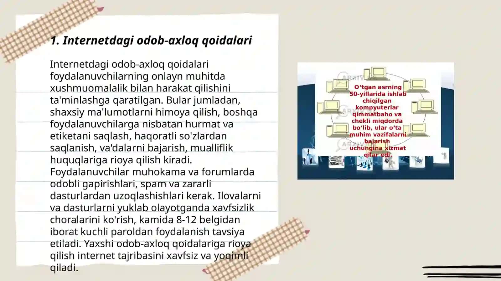 Internetdagi odob-axloq qoidalari 3