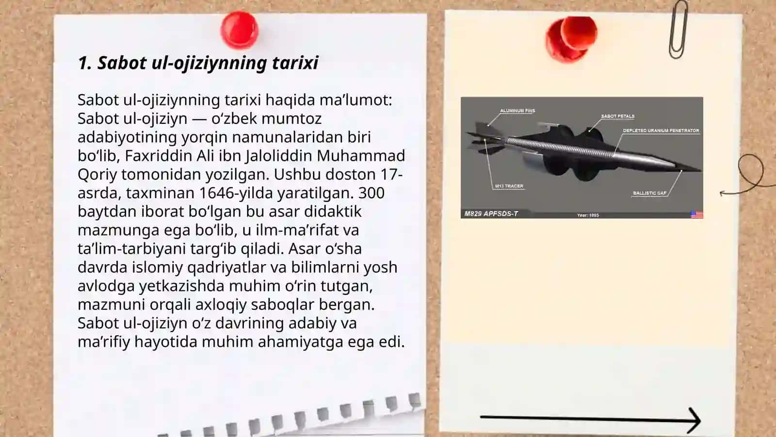Sabot ul-ojiziyn sharhlari 3