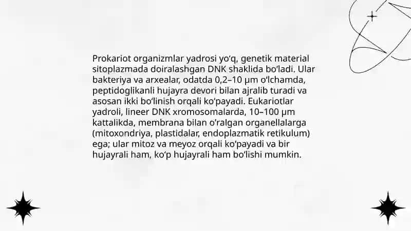 Tirik organizmlarning hayotiy shakllari 3