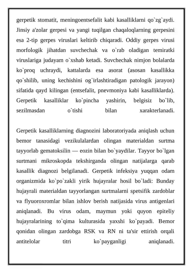 Chin chеchak qo`zg`ovchi viruslar 3