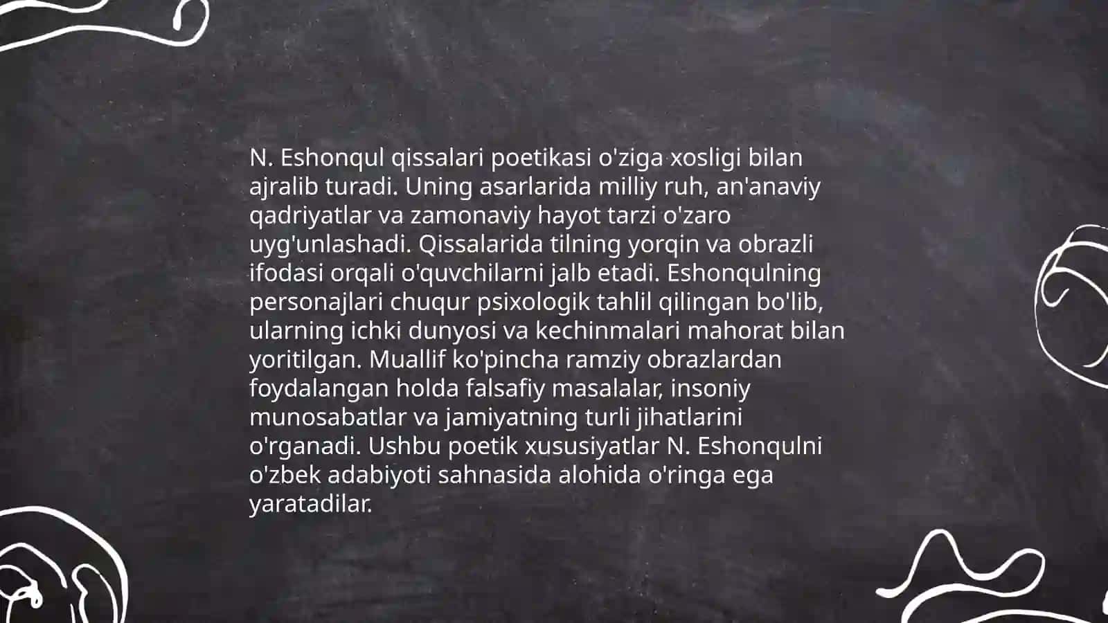 N. Eshonqul qissalari poetikasi 3