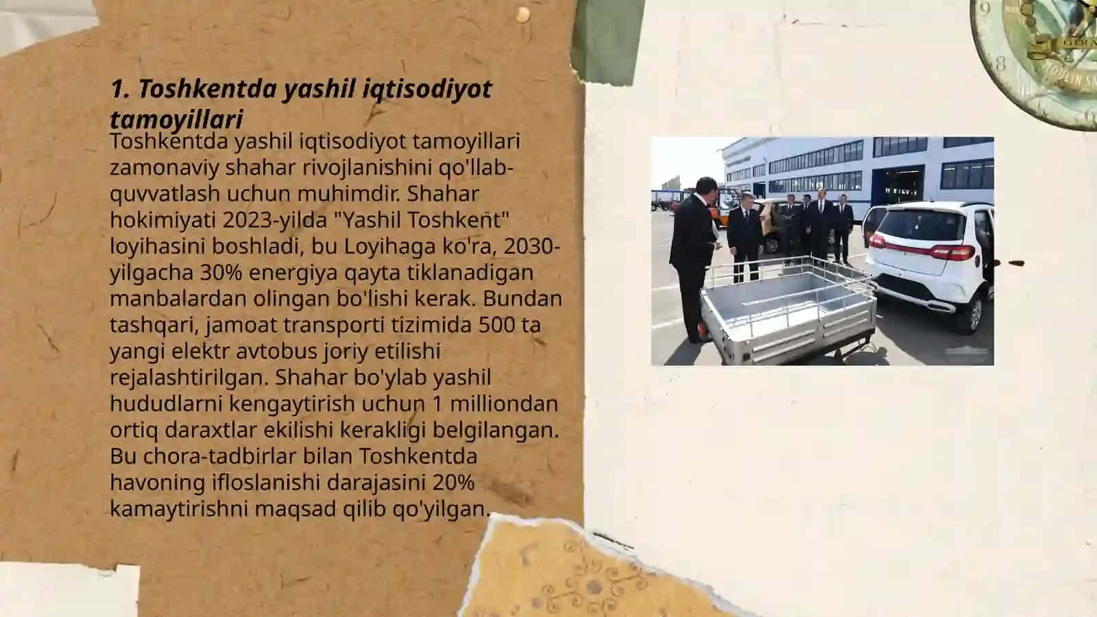 Toshkentda yashil iqtisodiyot 3