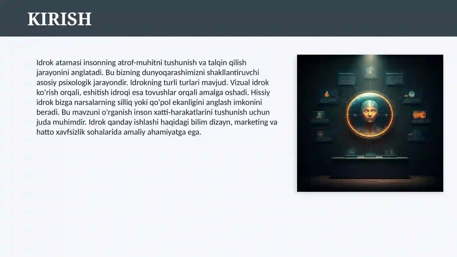 IDROK VA UNING TURLARI 3