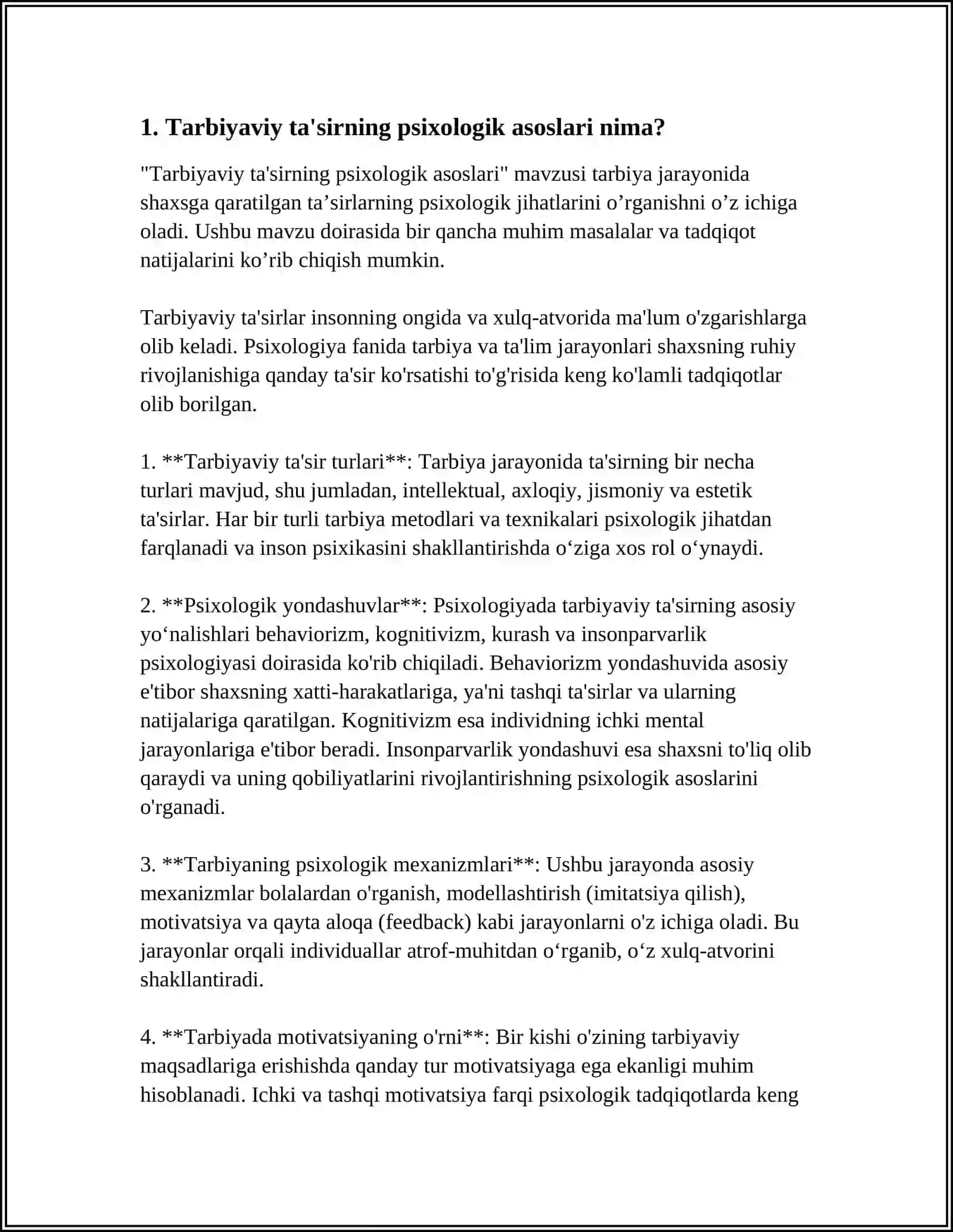 TARBIYAVIY TA'SIRNING PSIXOLOGIK ASOSLARI 3