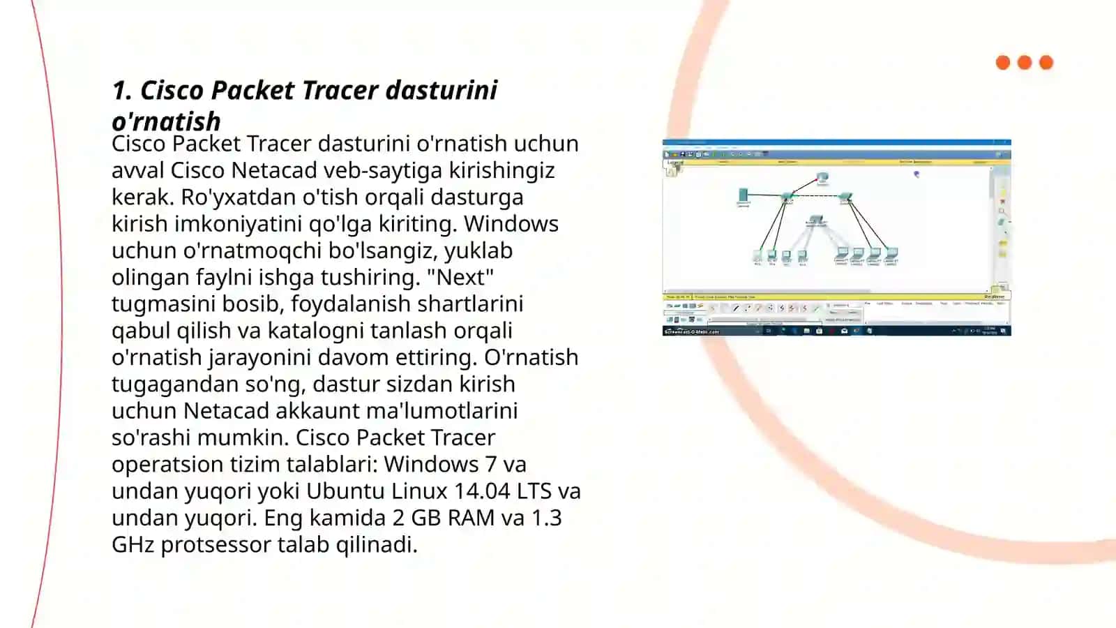Cisco Packet Tracer 3