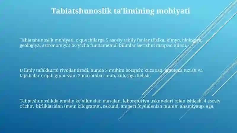 Tabiatshunoslik mohiyati 3