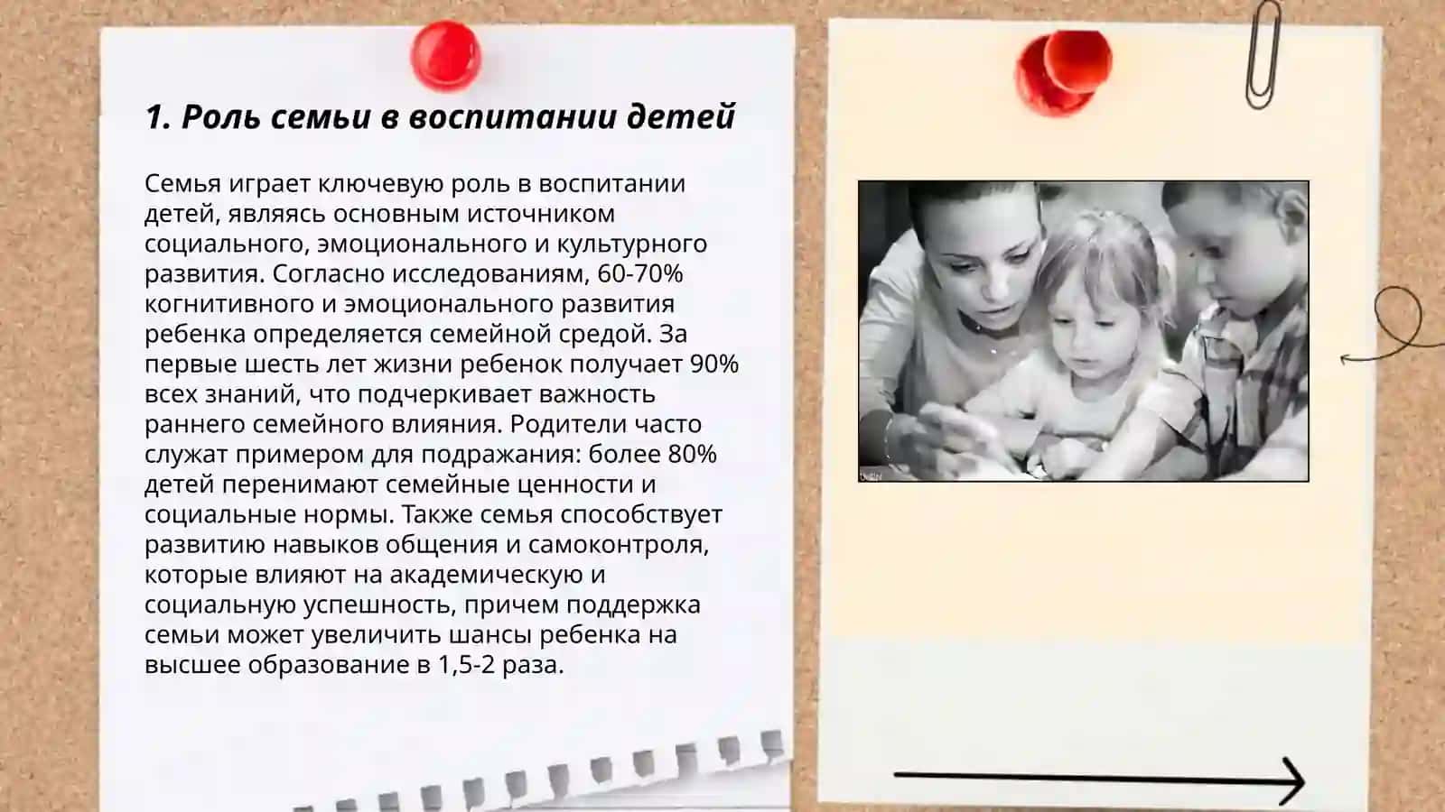 Воспитание человека - зеркало семьи 3