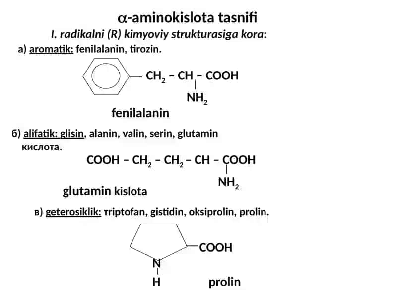 MONO AMINO DIKARBON KISLOTALAR 3
