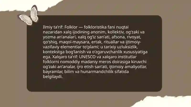 Folklor va badiiy adabiyot munosabatlari 3