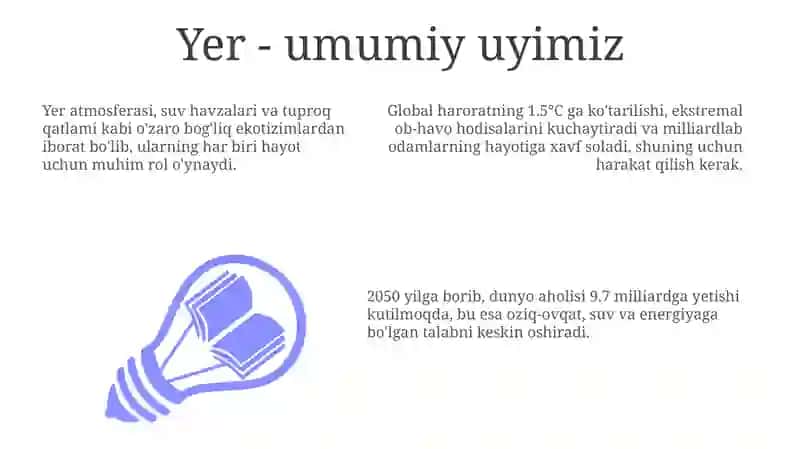 Yer - umumiy uyimiz 3
