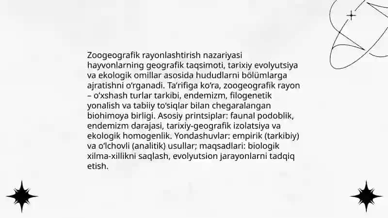 Zoogeografik rayonlashtirish 3