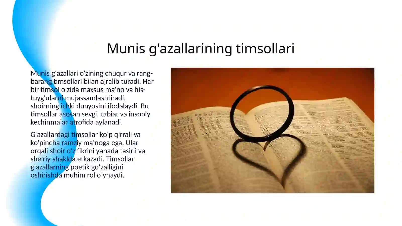 MUNIS G'AZALLARIDA TIMSOLLAR KO'LAMI 3