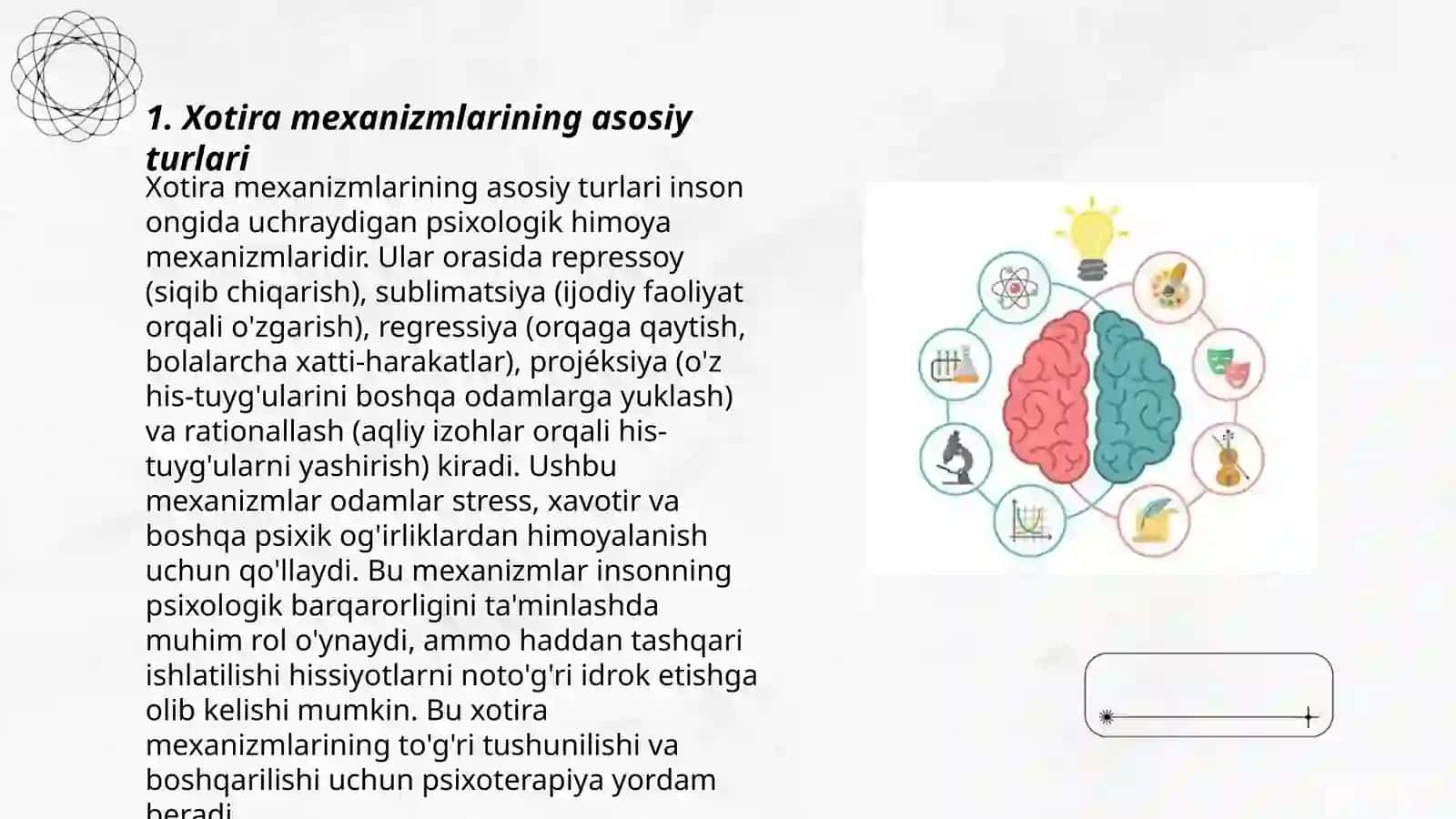 Xotira mexanizmlari 3