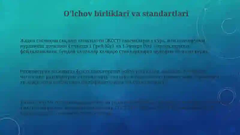 Dozimetrik va radiometrik nazorat 3