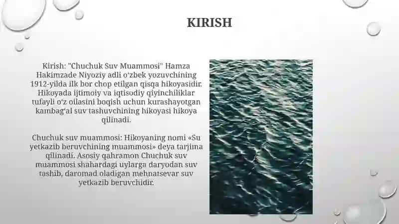 Chuchuk Suv Muammosi 3
