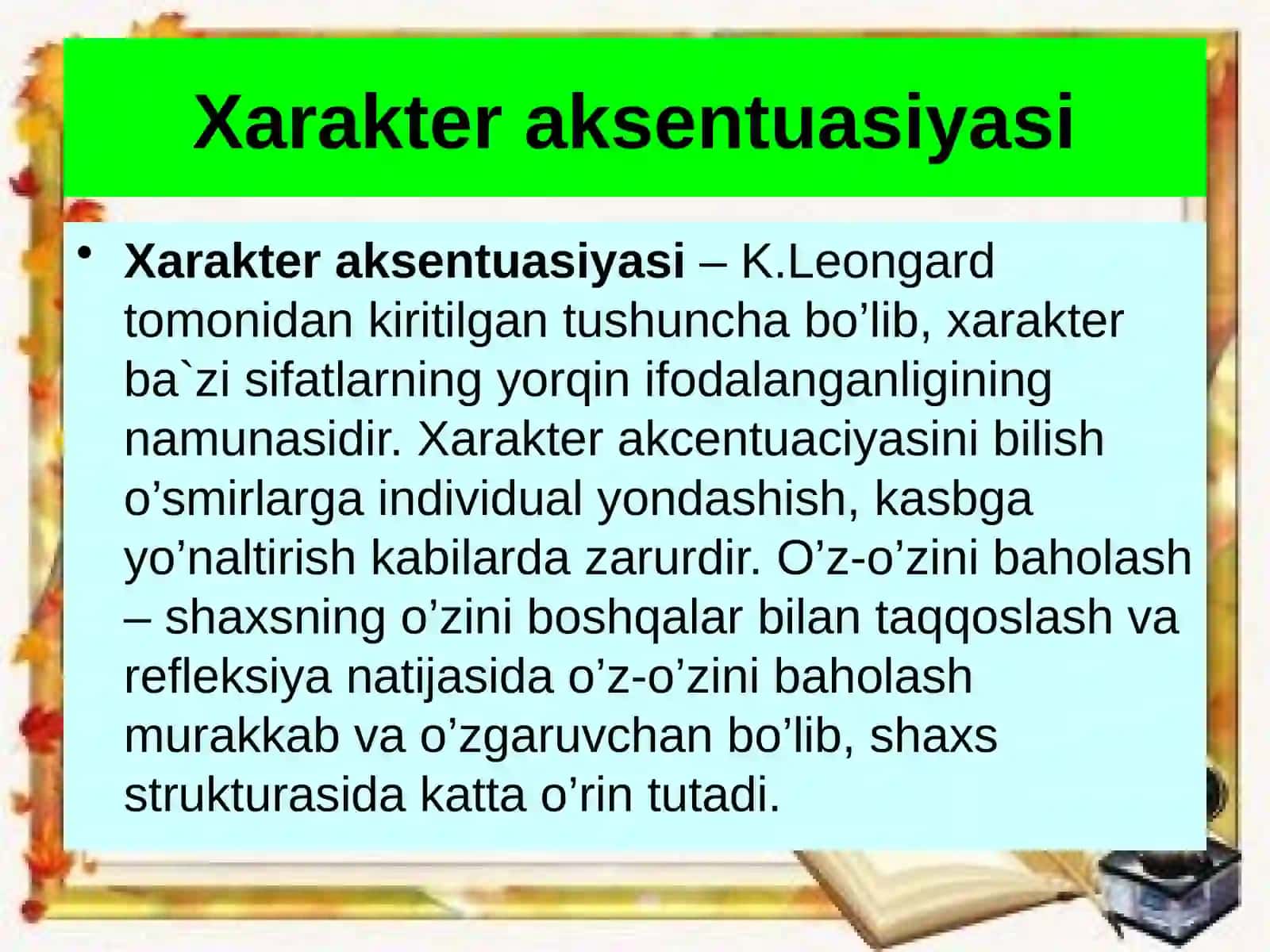 O`smirlikdavripsixologiyasi 3