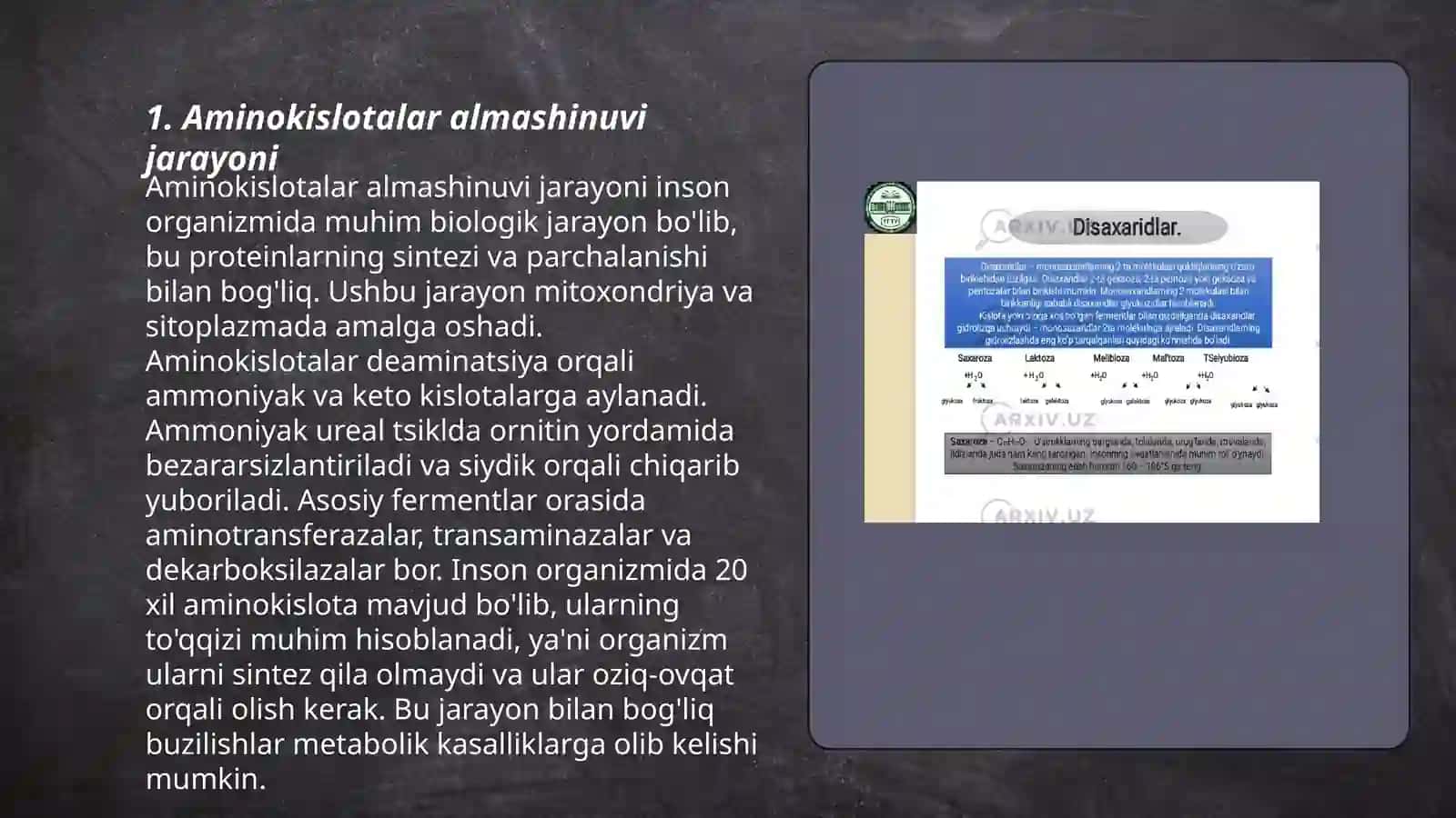 Aminokislotalar almashinuvining tug‘ma kasalliklari 3